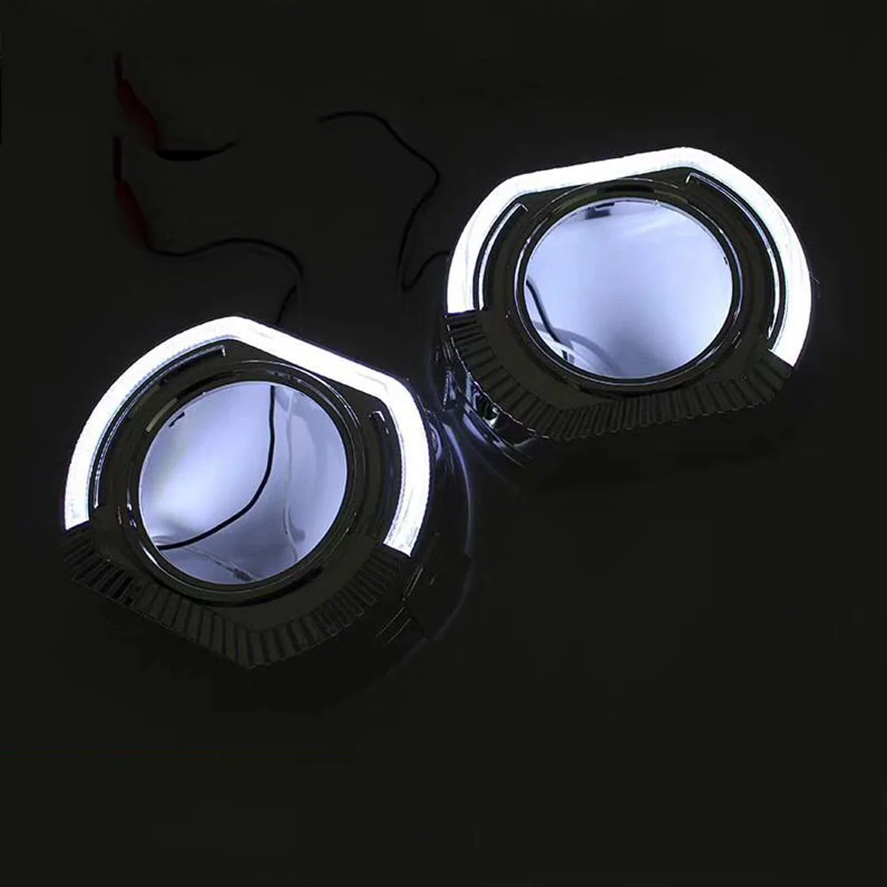 3.0 Inch Square Angel Eye Projector Shrouds Fit For Projector Lens Headlight Car Led Projector