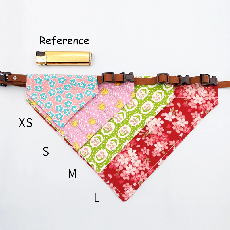 

Personalized Washable Colorful Dogs Pets Adjustable Collar Bib Kerchief Scarf Bandanas, Colors