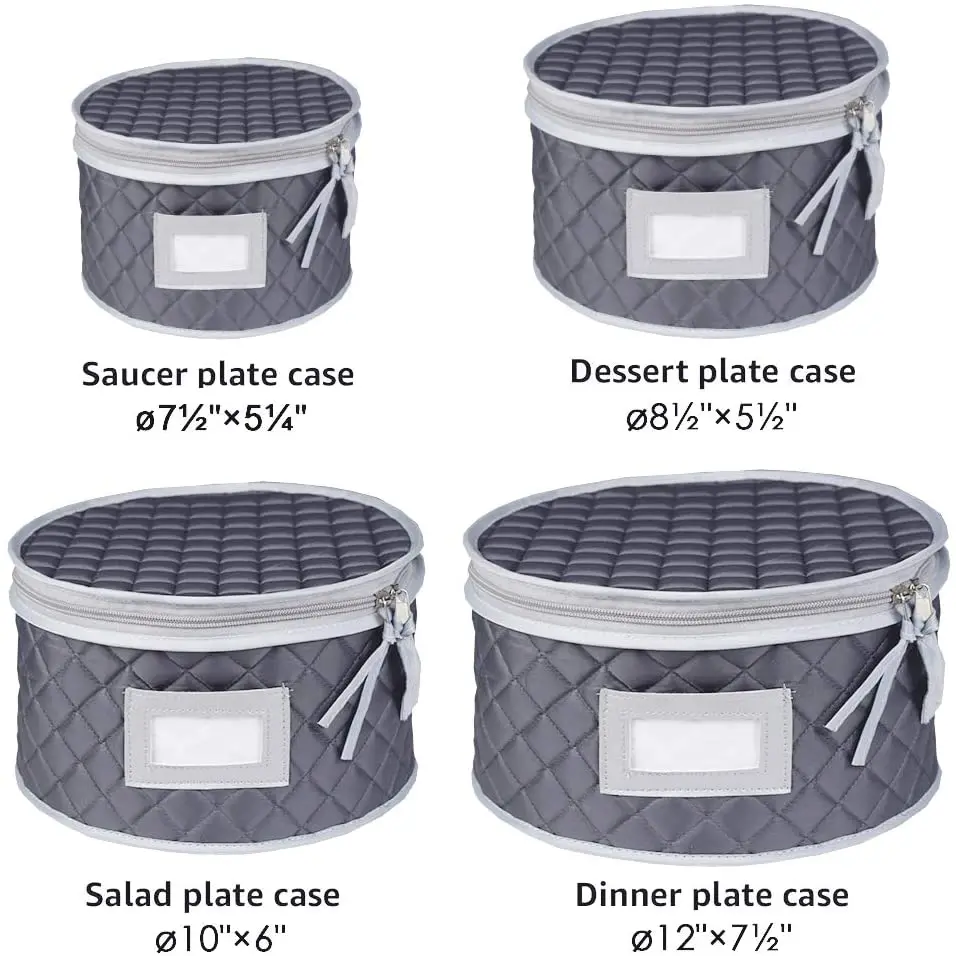 Dinnerware Storage Set For Storing Or Transporting Fine China Dishes