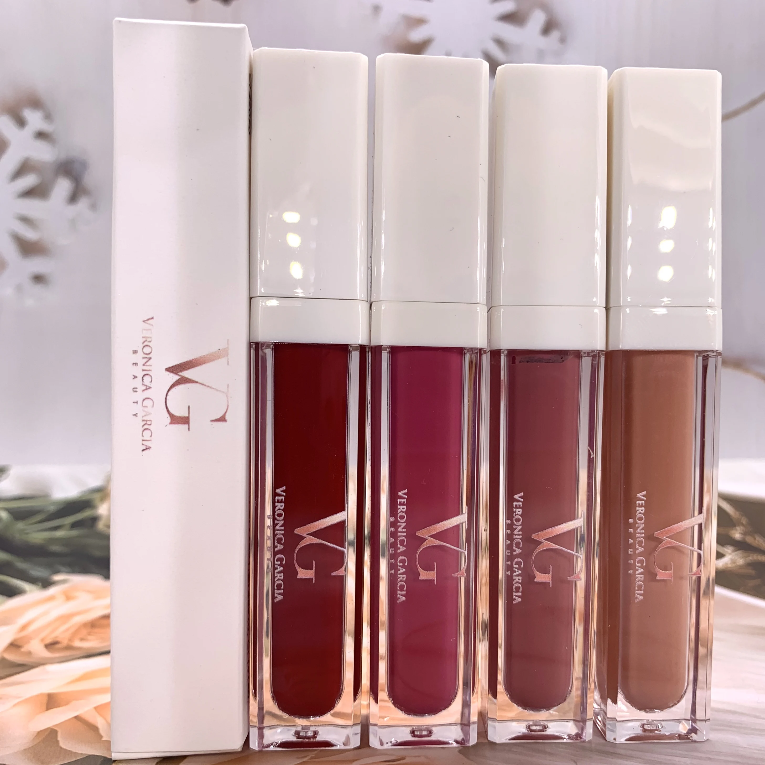 

Makeup Matte Lipstick Liquid Waterproof Long Lasting Red Velvet Brown Nude Tint Lip Gloss