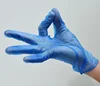 kitchen disposable kits gloves vinyl blue medical disposables drug test use safety gloves