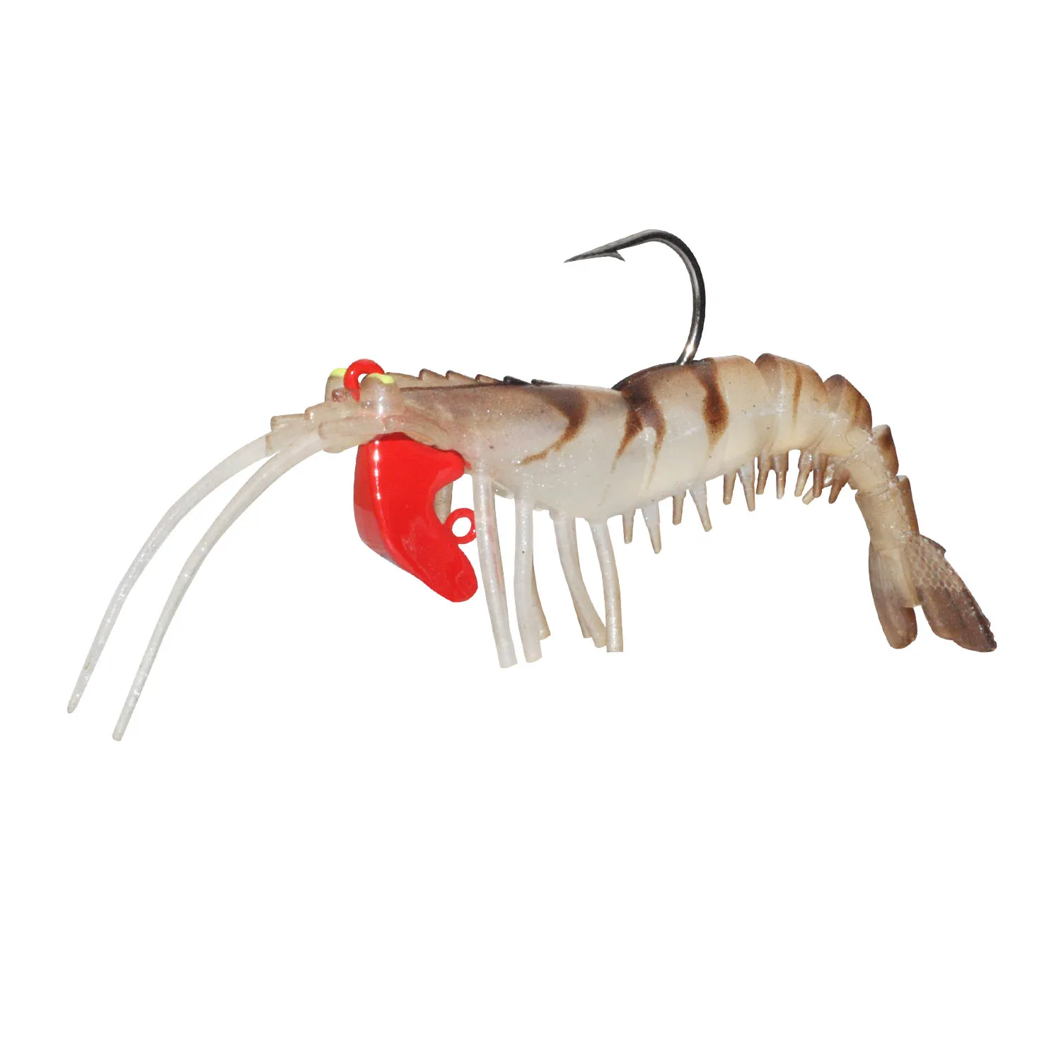 

Soft plastic pike lure 50mm 70mm 100mm High quality colorful soft shrimp lures, Various color