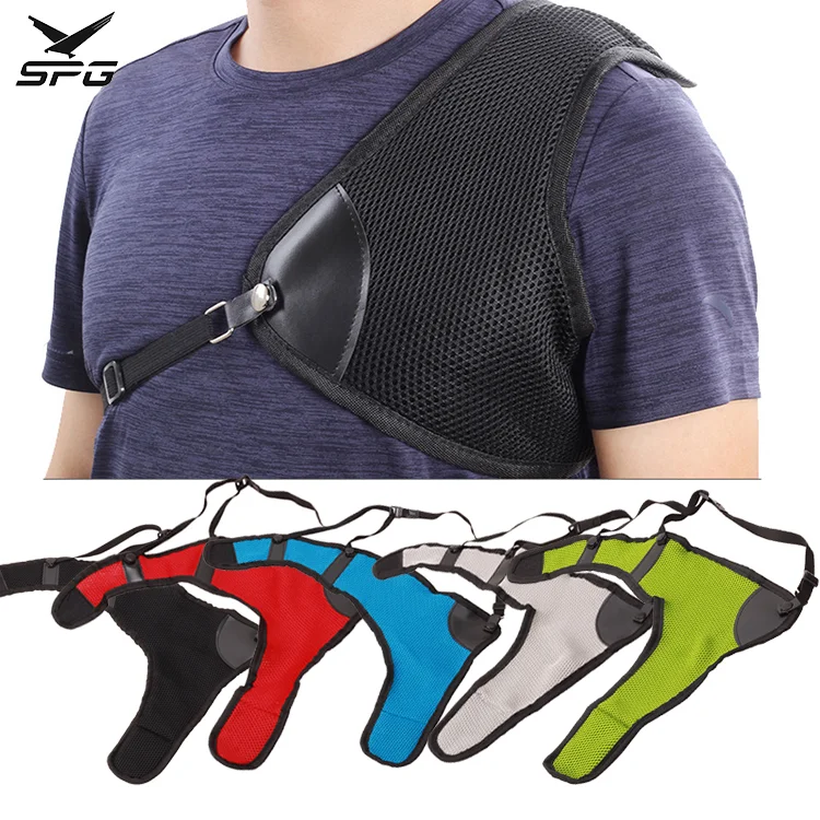 

Archery Chest Guard Adjustable Belt and Buckles Shooting Bow Chest Protective Nylon Mesh Chest Protector