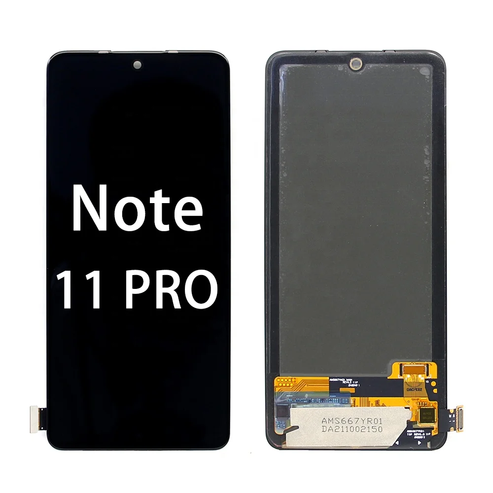 

6.67'' Original For Xiaomi Redmi Note 11 Pro 5G LCD Touch screen Display For Redmi Note 11 Pro 5G 11E Pro Frame