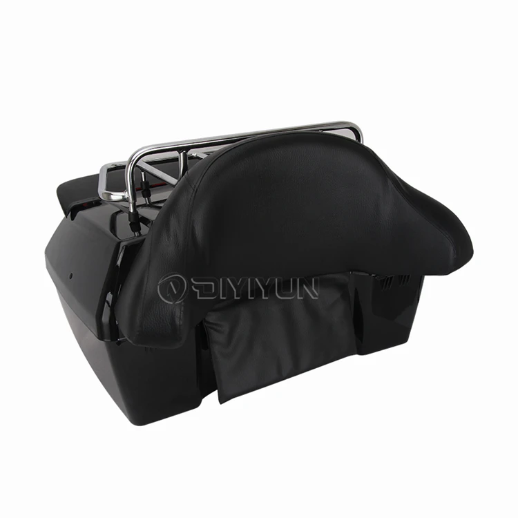 Universal Hard Delivery Large Top Box Motorcycle With Tail Led Light