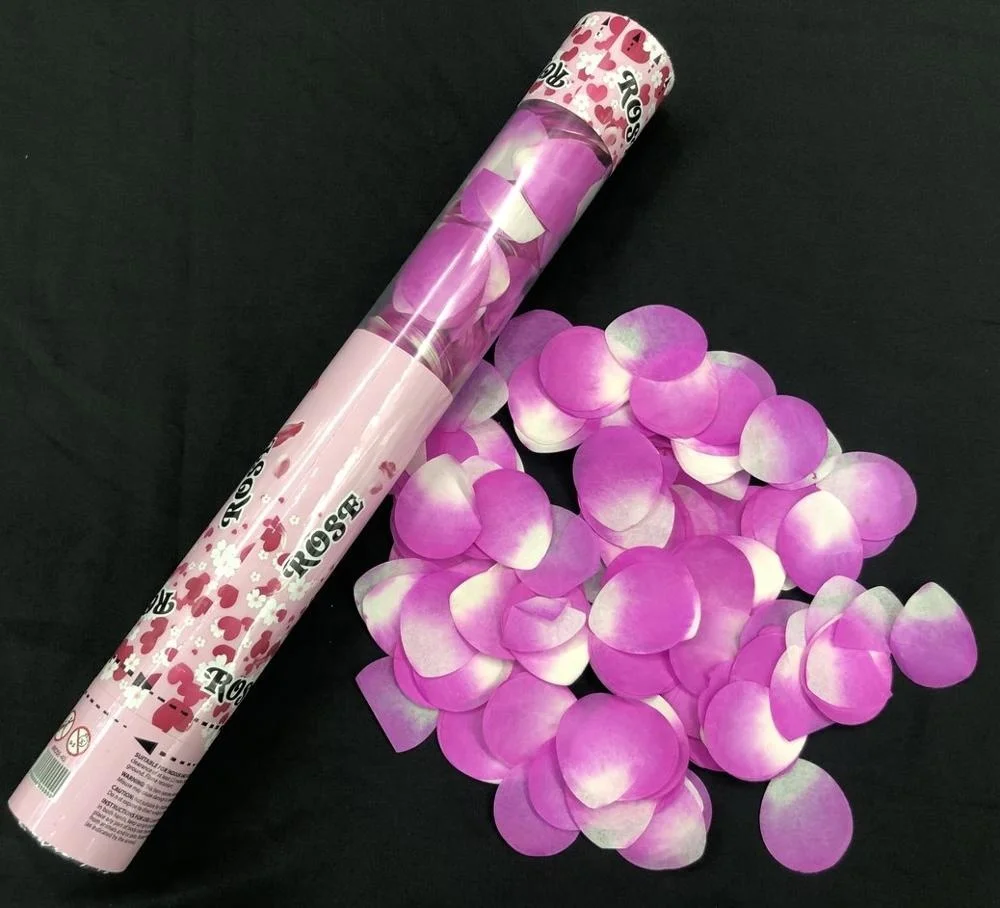 40cm red paper wedding party confetti shooter party cannon