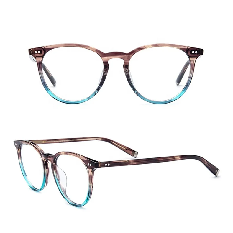 

YT-SZBR-19122 Retro Optical Frame High Quality Acetate Glasses Women