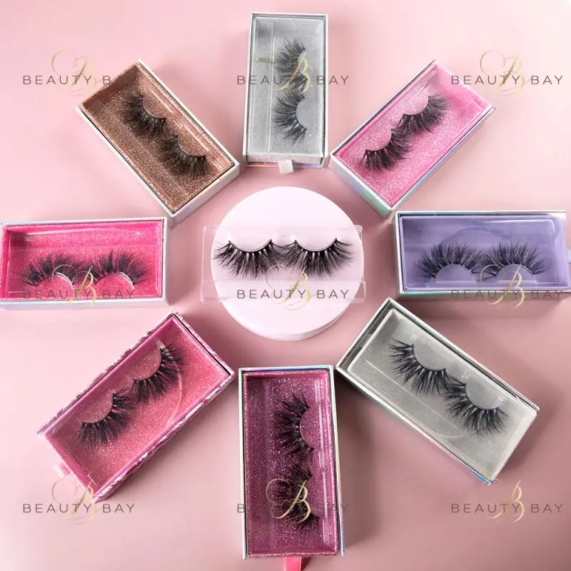 

free samples custom own brand wholesale natural 3d mink lashes vendor invisible clear band eyelashes pink eyelash boxes, Natural black