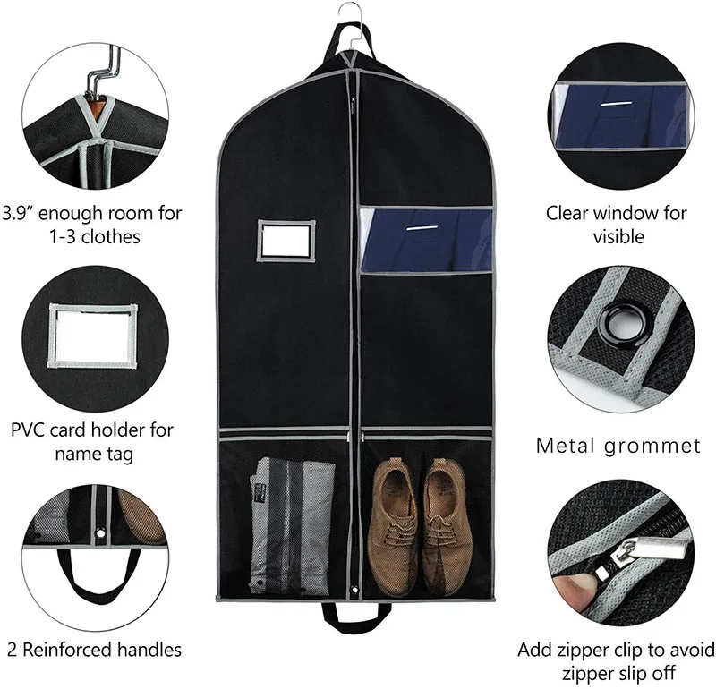 garment bag that holds 5 suits