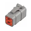 6 Way 2 Row waterproof IP68 female DTM automobile electric Deutsch connector DTM06-6S