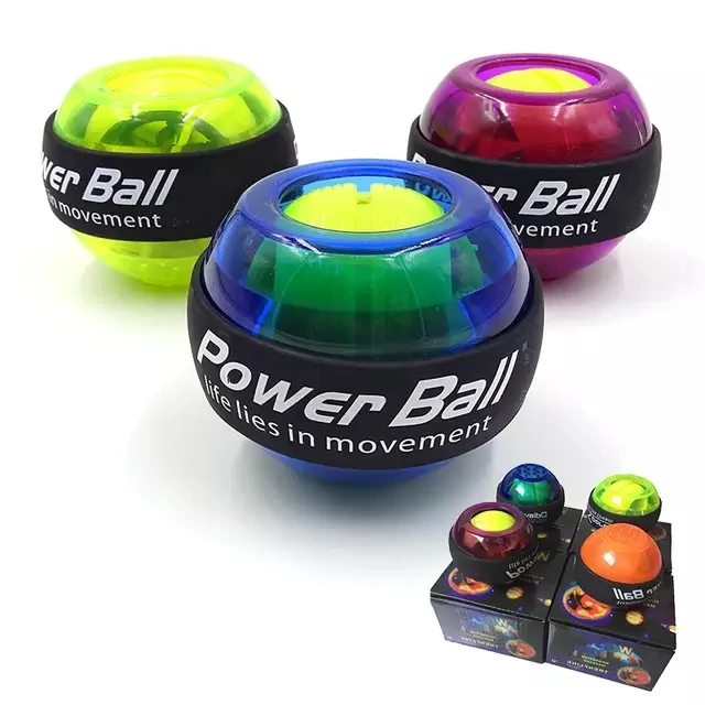 

Free ShippingLED Wrist Ball Trainer Gyroscope Strengthener Gyro Power Ball Arm Exerciser Powerball Exercise Machine Gym Fitness, Blue / green / orange / purple