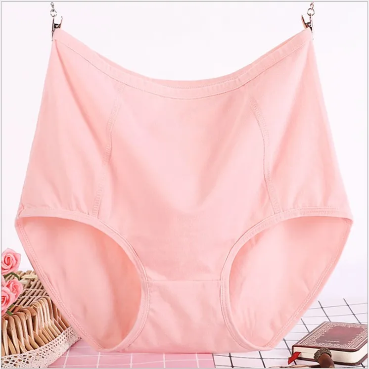 

Top Quality Fat Lady 6XL Plus Size Very Comfortable Elastic Underwear High Waist Cotton Panties For Women, Red,purple,black,pink,beige,gray,burgundy,deep pink