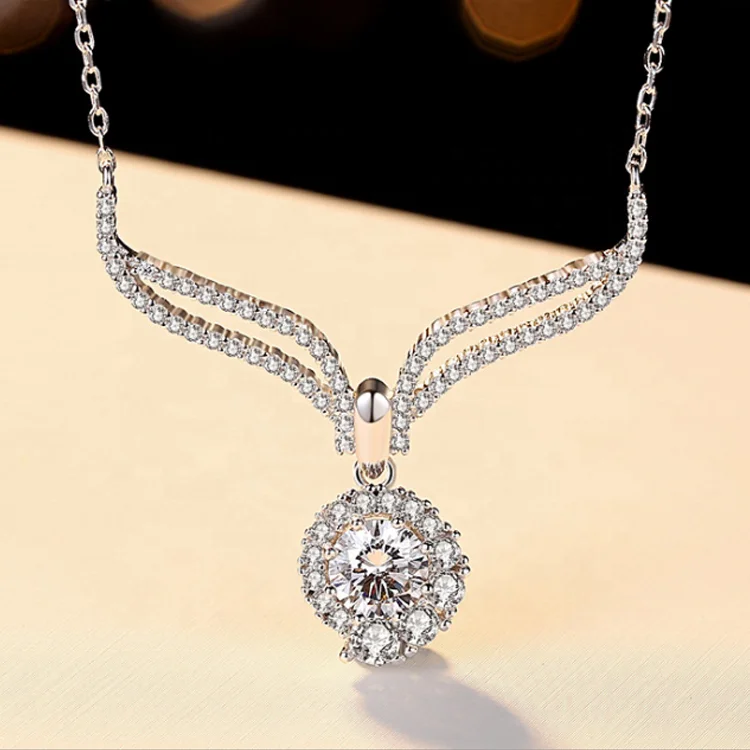 

925 Sterling Silver Moissanite Diamond Necklace