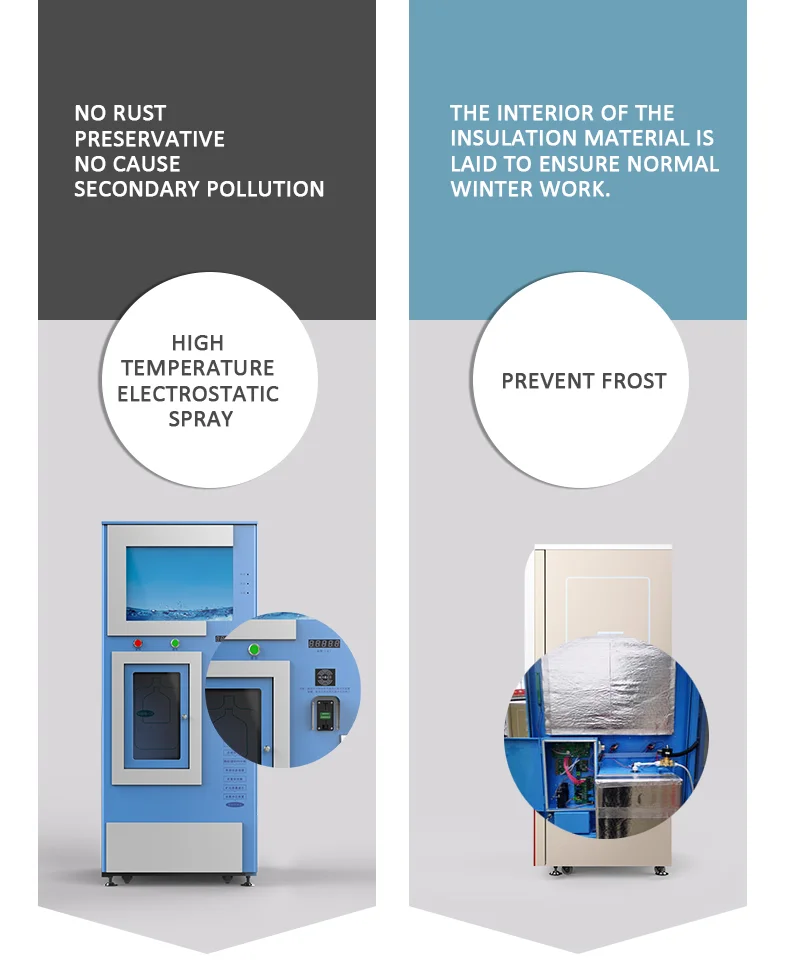 Coin Operated Ro Reverse Osmosis Vending Machines For Sale Purified
