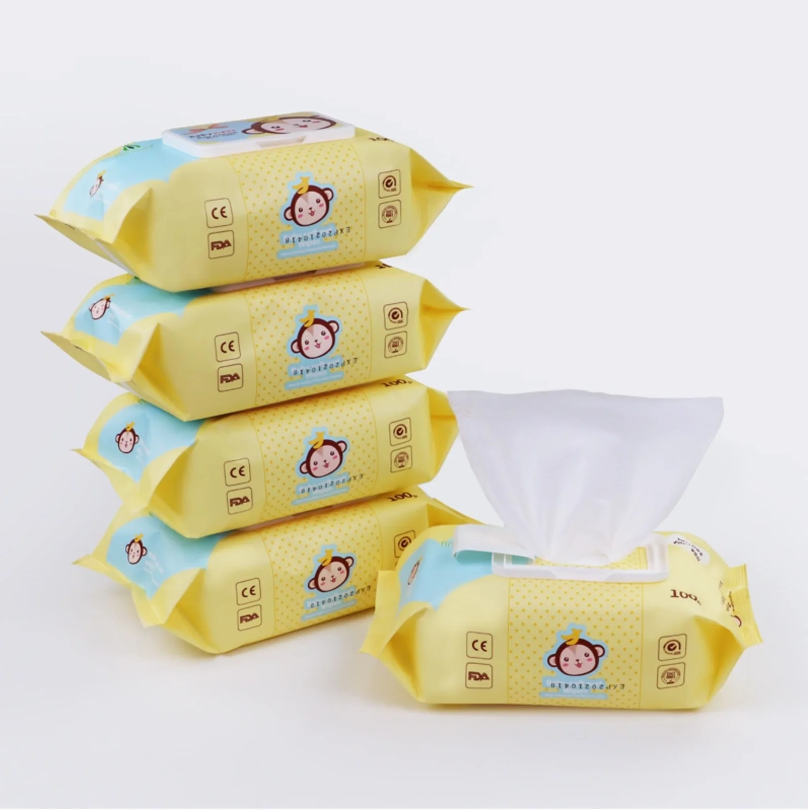 

Alcohol-free disposable Cleaning Wet Wipes household baby wipes wet toilet paper