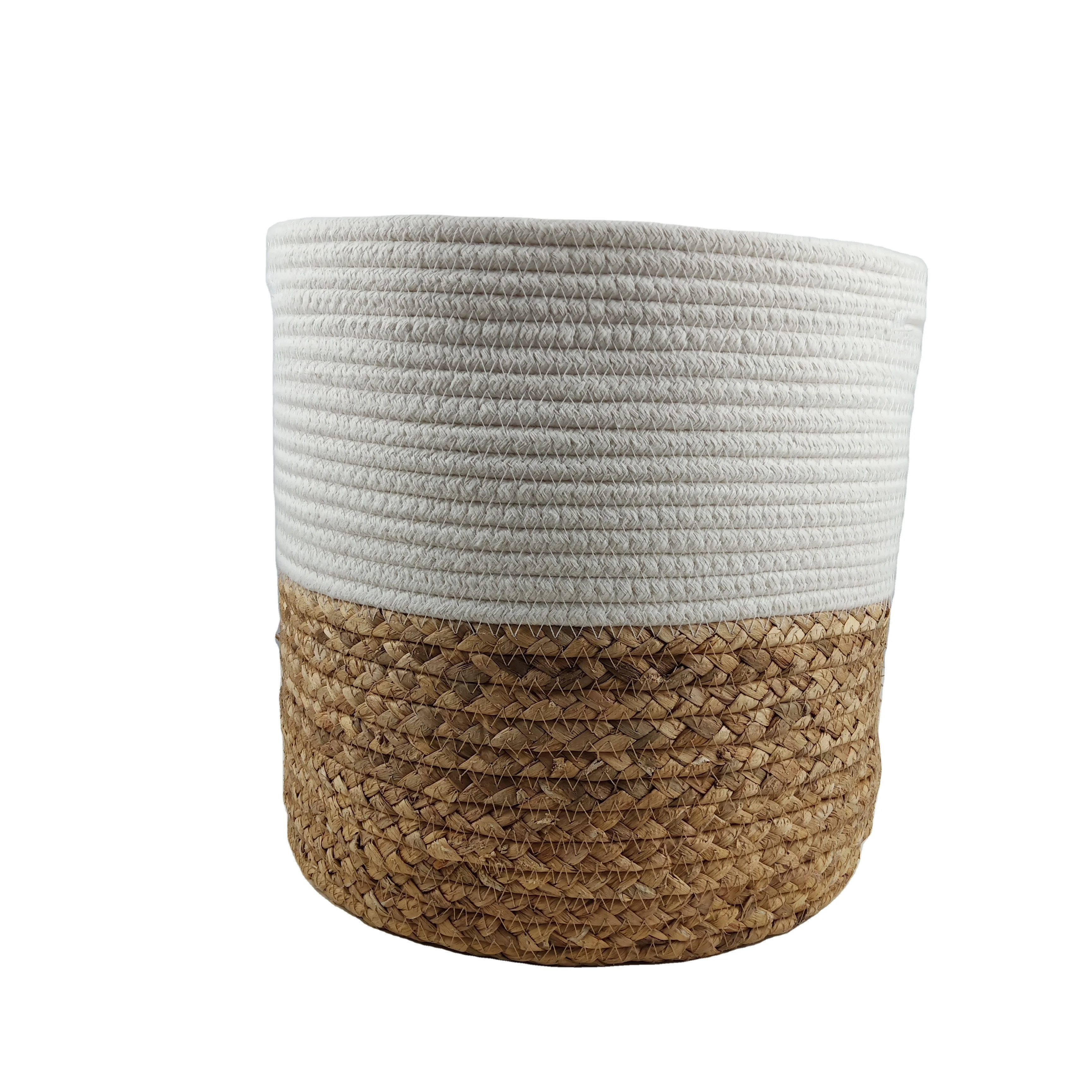 

New Arrivals Hot Selling Product Cotton Rope With Water hyacinth Planter DDP to USA Available, Customized color