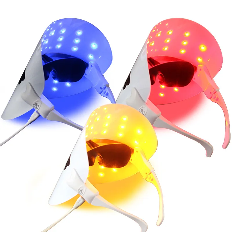 

best beauty wholesales skin care home use custom logo high quality red light anti-acne face photon led light therapy device