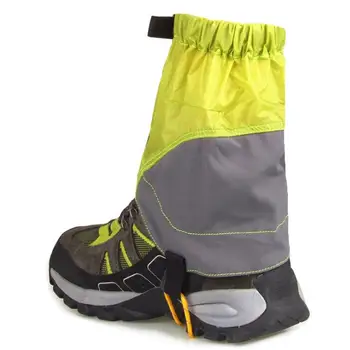 户外野营雪腿套防砂防水防泪护腿尼龙徒步轻便脚套