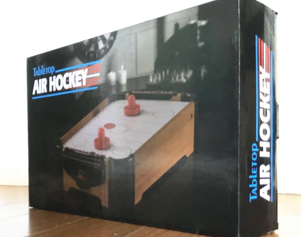 
indoor mini hockey air table and table hockey game for kids and adults 