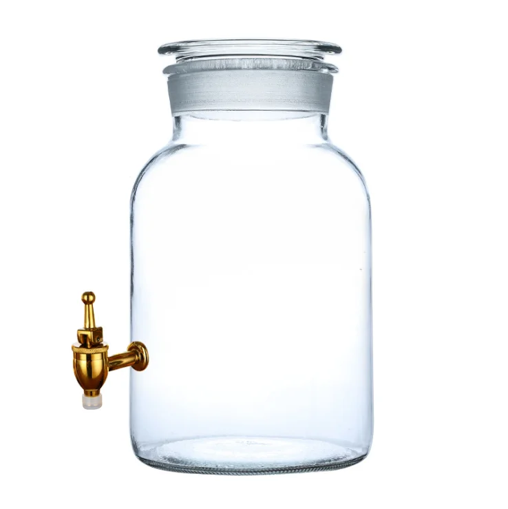 

20L large glass jar glass pickle jar, Clear