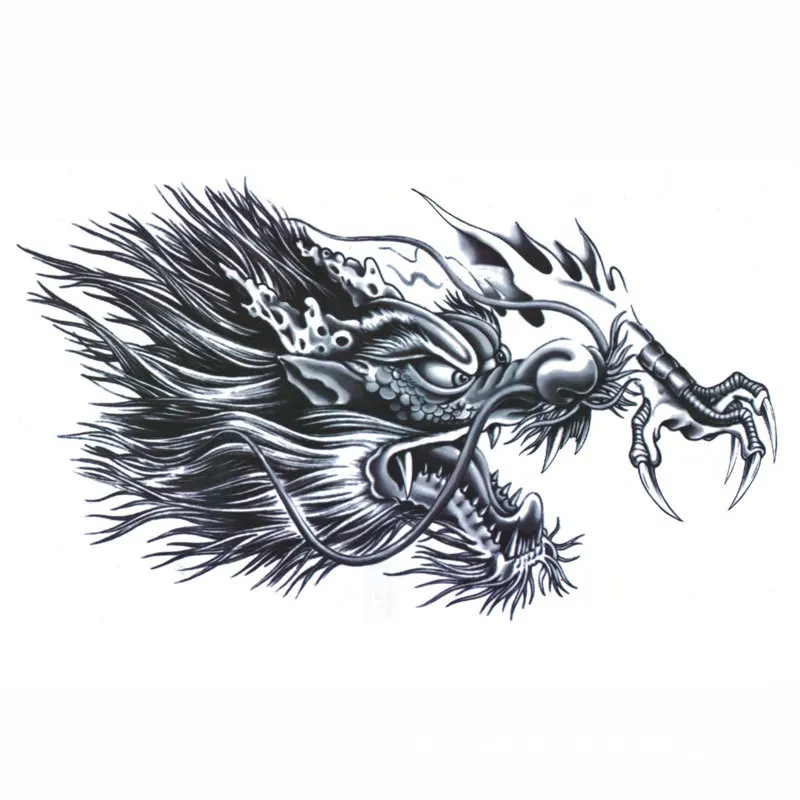 

Tattoo on three sides of the Buddha chest over the shoulder tapestry flower chest temporary personality tattoo stickers large