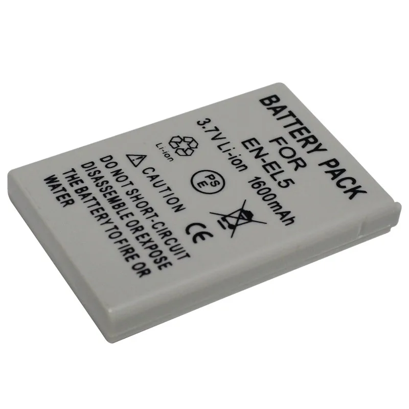 7 v 数码相机电池 en-el5,用于尼康 coolpix p3 p4 p80 p100 p500