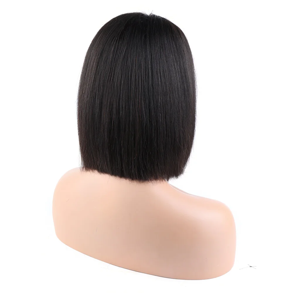 

braided lace wig bob wigs human hair virgin cuticle aligned hair vendors Straight hair lace wig free shipping