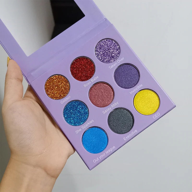 

high pigment vegan private label cosmetics eyeshadow palette