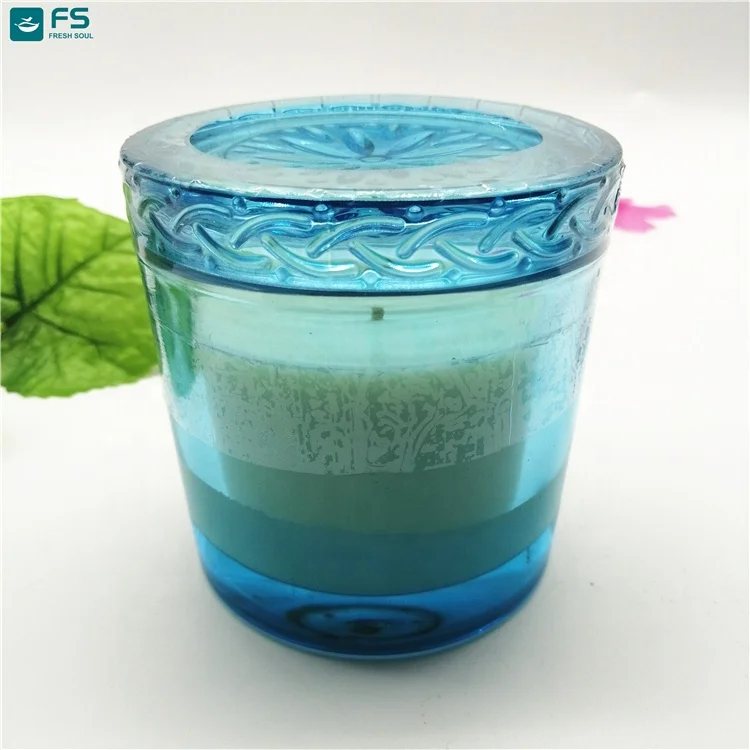 
Exquisite Design Glass Handmade Candle Jars Pure Soy Wax 