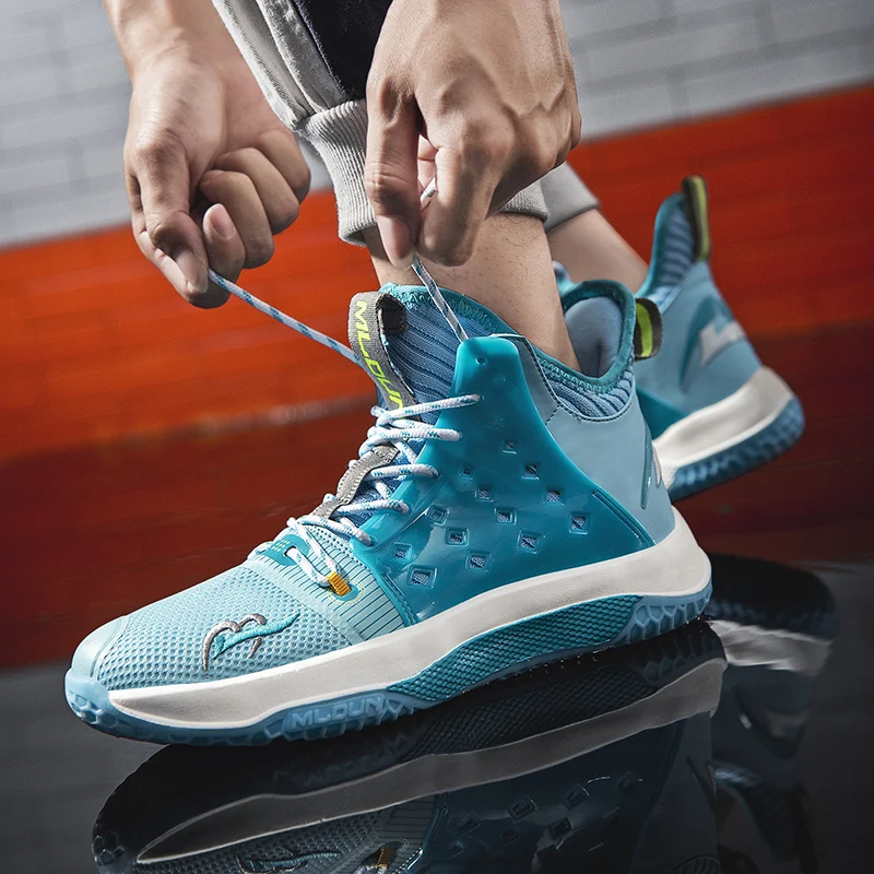 

2021 New Wear-resistant breathable men's basketball shoes
