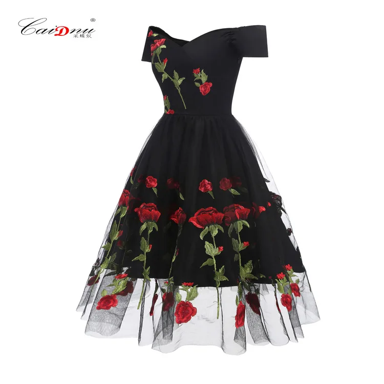 

2020 Fashion Lace Patchwork Sexy Woman Summer Party Ladies Modern Dress