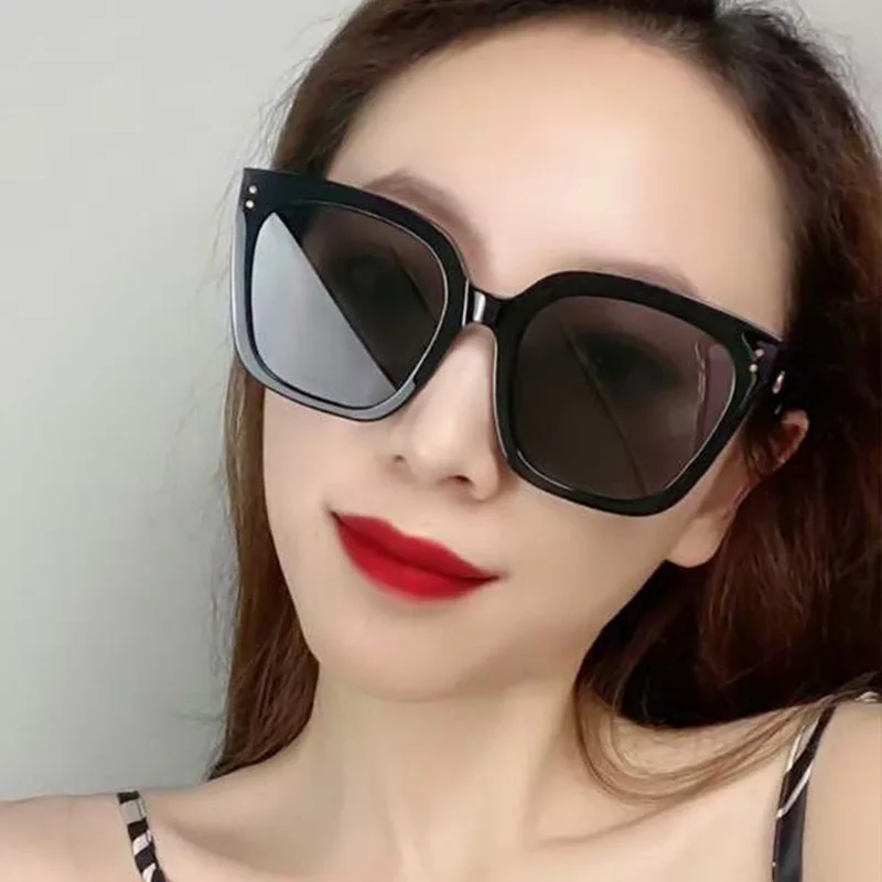 

fashion glasses men's trendy women shades uv400 oversized Square glasses 2021