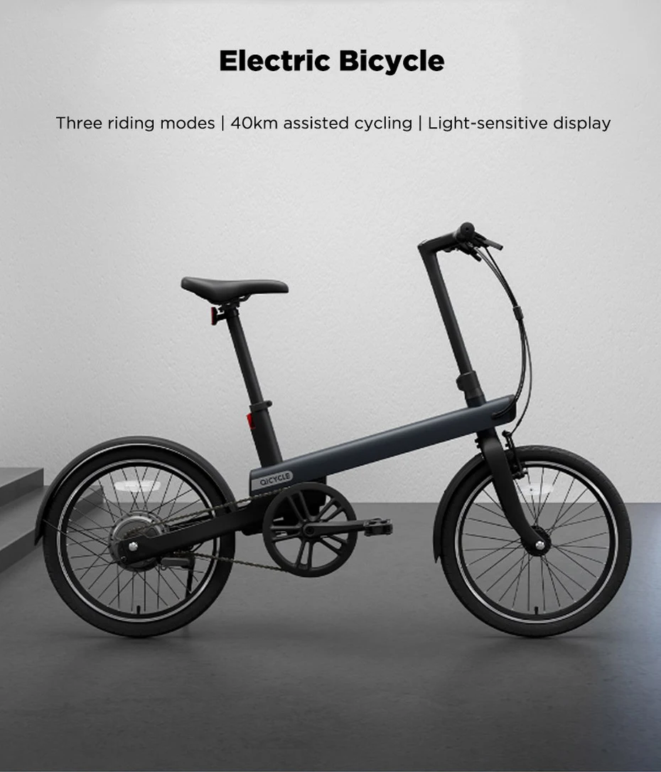 Nuevo Original QiCYCLE TDP02Z ciclomotor bicicleta eléctrica 20 pulgadas neumáticos 25 km/h velocidad bicicleta eléctrica 40km kilometraje de para xiaomi