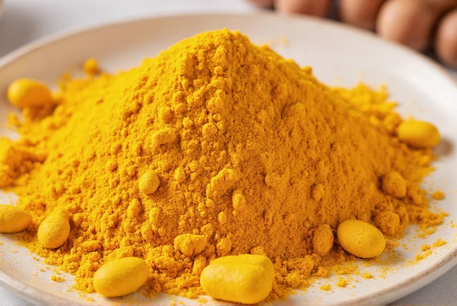 Turmeric root compared to standardized turmeric powder tablets
