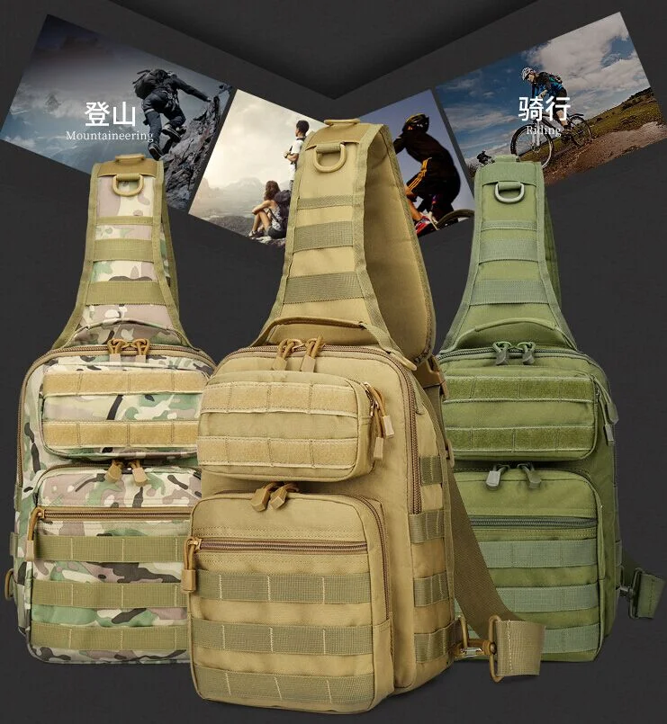 

Daypack Fishing Sport Climbing Camouflage Backpack Military Tactical Shoulder Bag Men Crossbody Molle Bags, Customized color