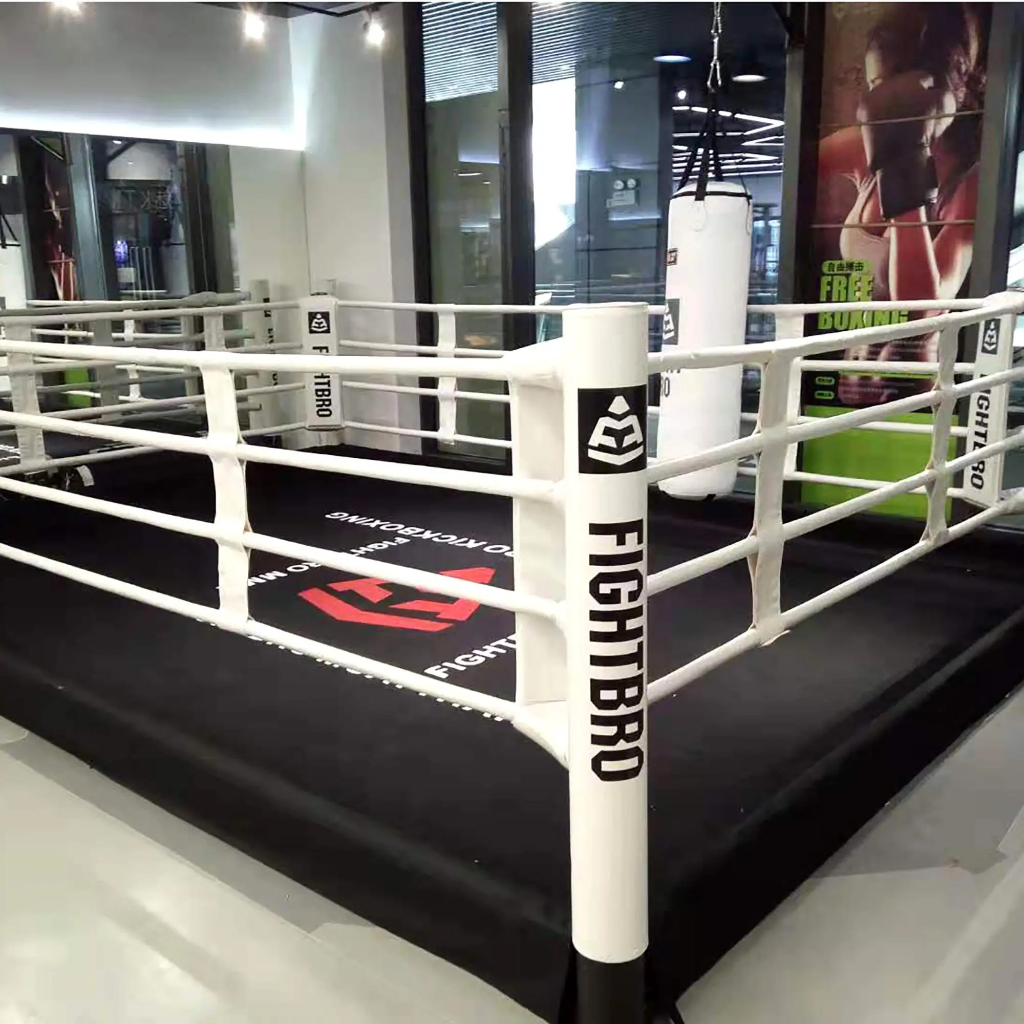 Fightbro Custom Design Your Own Elevated Training Ring Used Boxing Ring For Sale Small Boxing