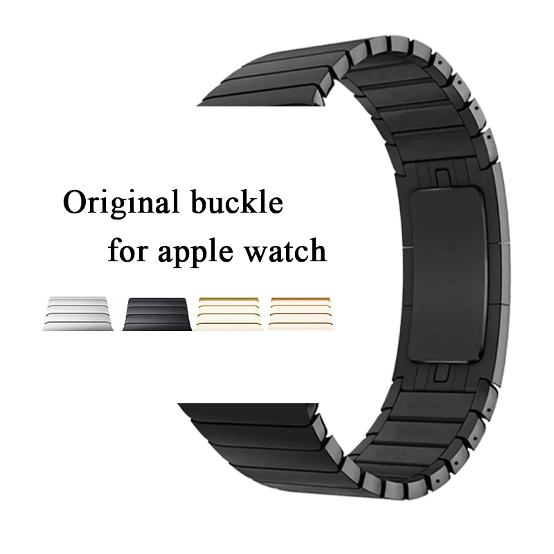 

Space Black Link Bracelet for Apple watch band 40mm 44mm Silver Link Bracelet for iWatch bands 38mm 42mm