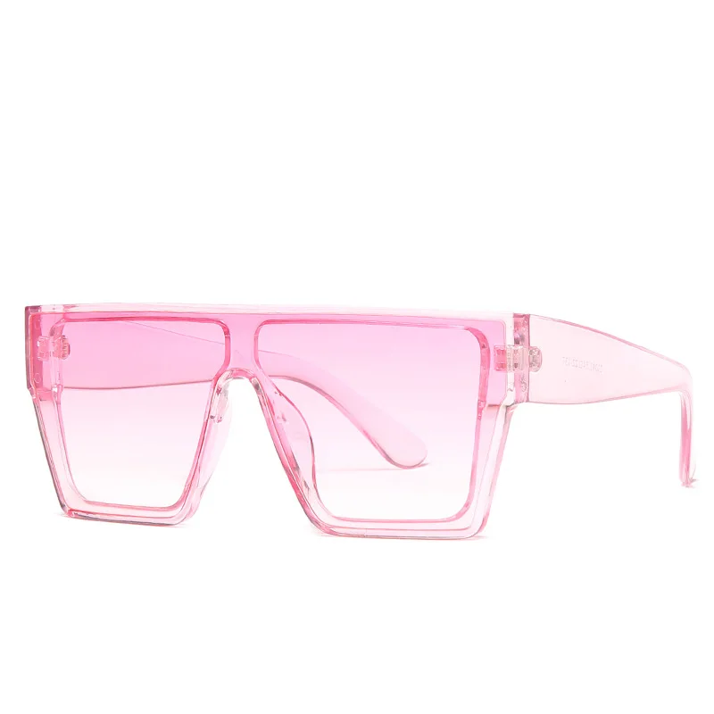 

2022 new arrivals one lens sunglasses women fashion oversized Lady pink glasses