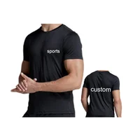 

Wholesale Custom Printed Men Workout Blank Dry Design Fitness Fit Polyester Sport Gym T-Shirt Slim Activewear Running T Shirt