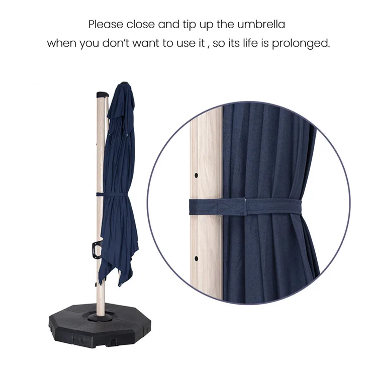 Patio Offset Cantilever Pool Side Umbrella