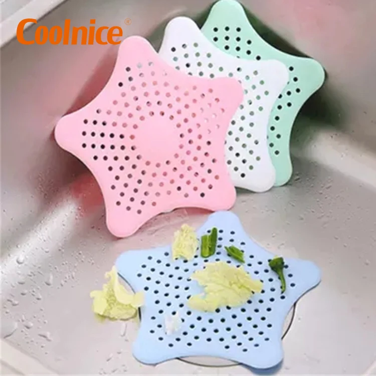 

Hair Catcher Drain Protector Silicone Sink Strainer Drain Cover Hair Stopper Hair Trap Filter For Kitchen Bathroom, Green,blue,white,rose red,beige,grey,etc