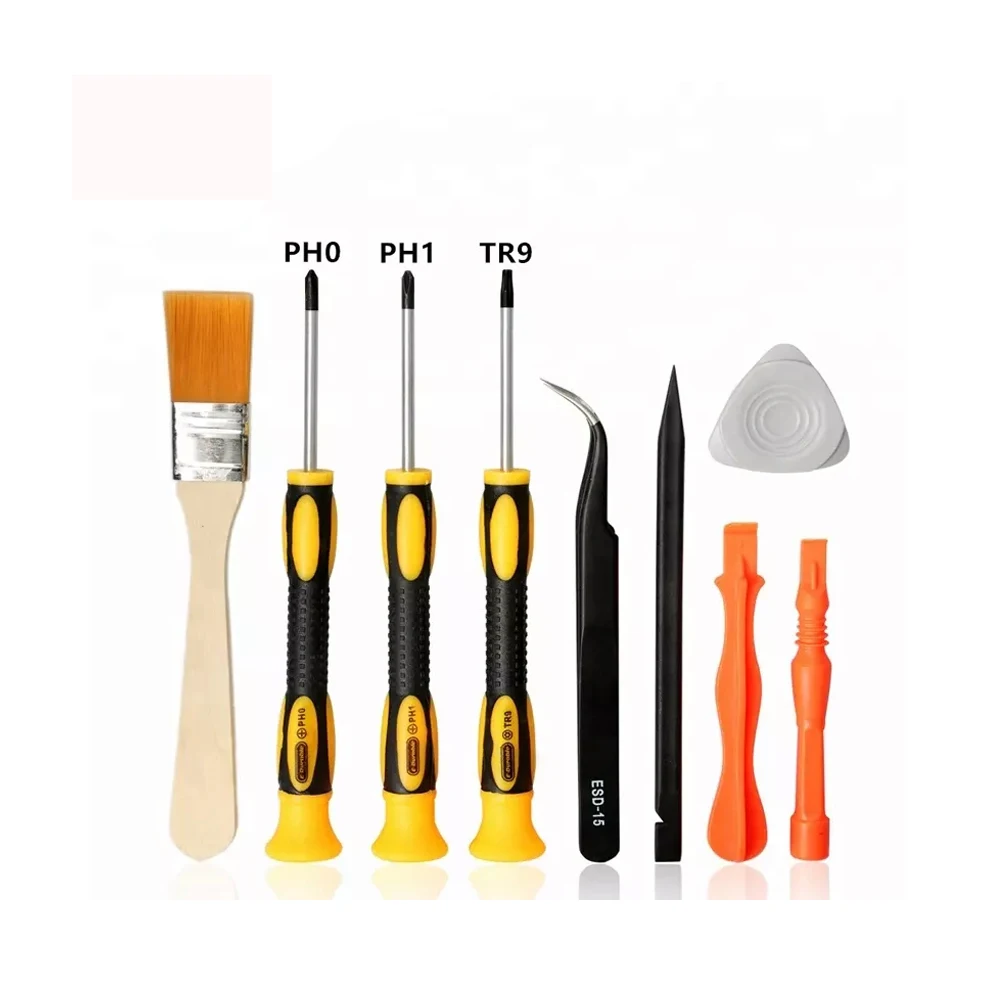 

9 In 1 ESD Tweezer Opening Tools Torx Screwdriver Set For Xboxes 360 Controller Repair Tools Kit