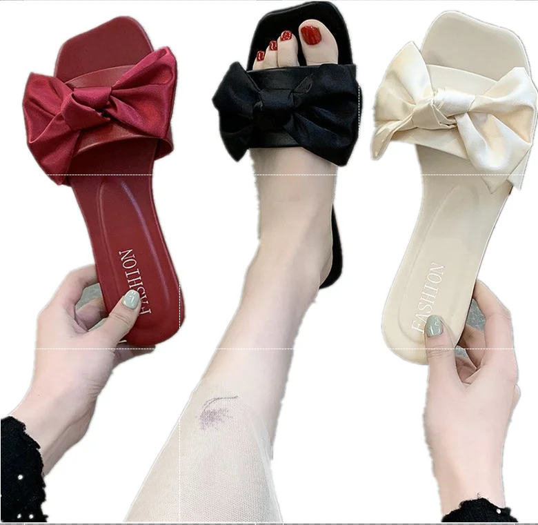 

New 2021 Female Sandals Sexy Summer Slippers Ladies High Heels Square Open Toe Slides Party Shoes Women Sandals, Colorful