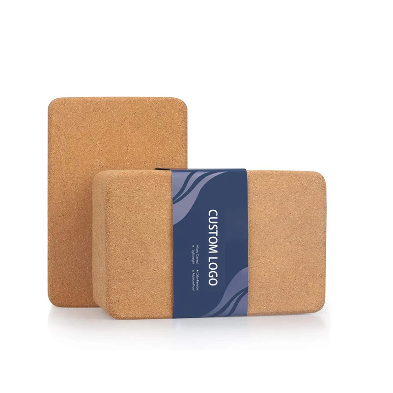 

Cork Yoga Block Brick Natural Soft High Density Poses Support Wood Block Eco Friendly Anti-slip