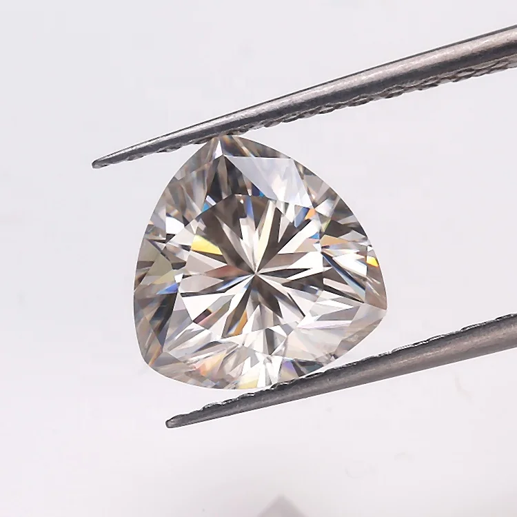 

Trillion Cut Moissanite Loose Synthetic White Moissanite Price Per Carat