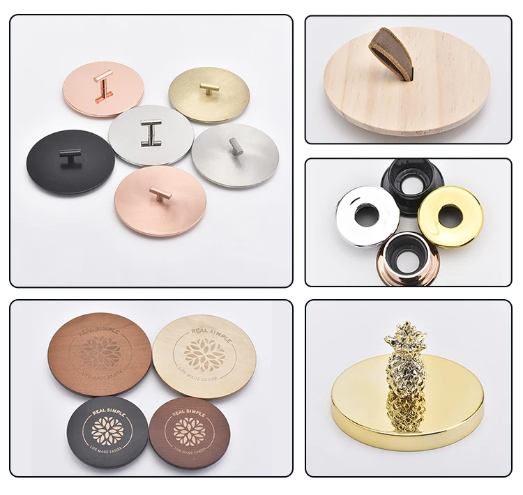 candle jars lid