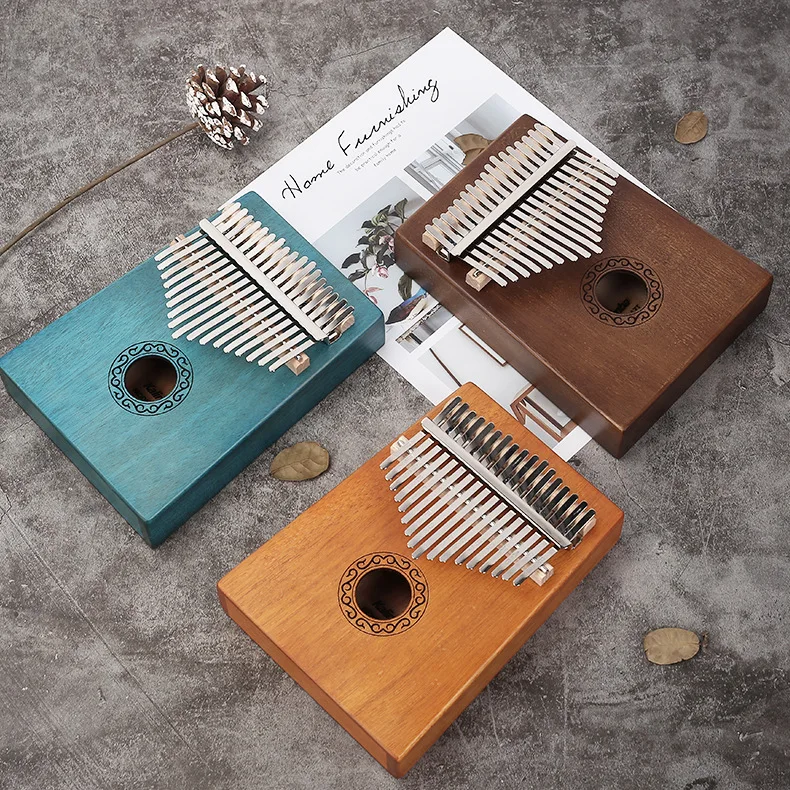 

Paisen Sanza Mbira Cheap Diy Latest Mini 17key Solid Mahogany Calimba FingerTthumb Piano 21/17/10 Key Kalimba Set With Bag