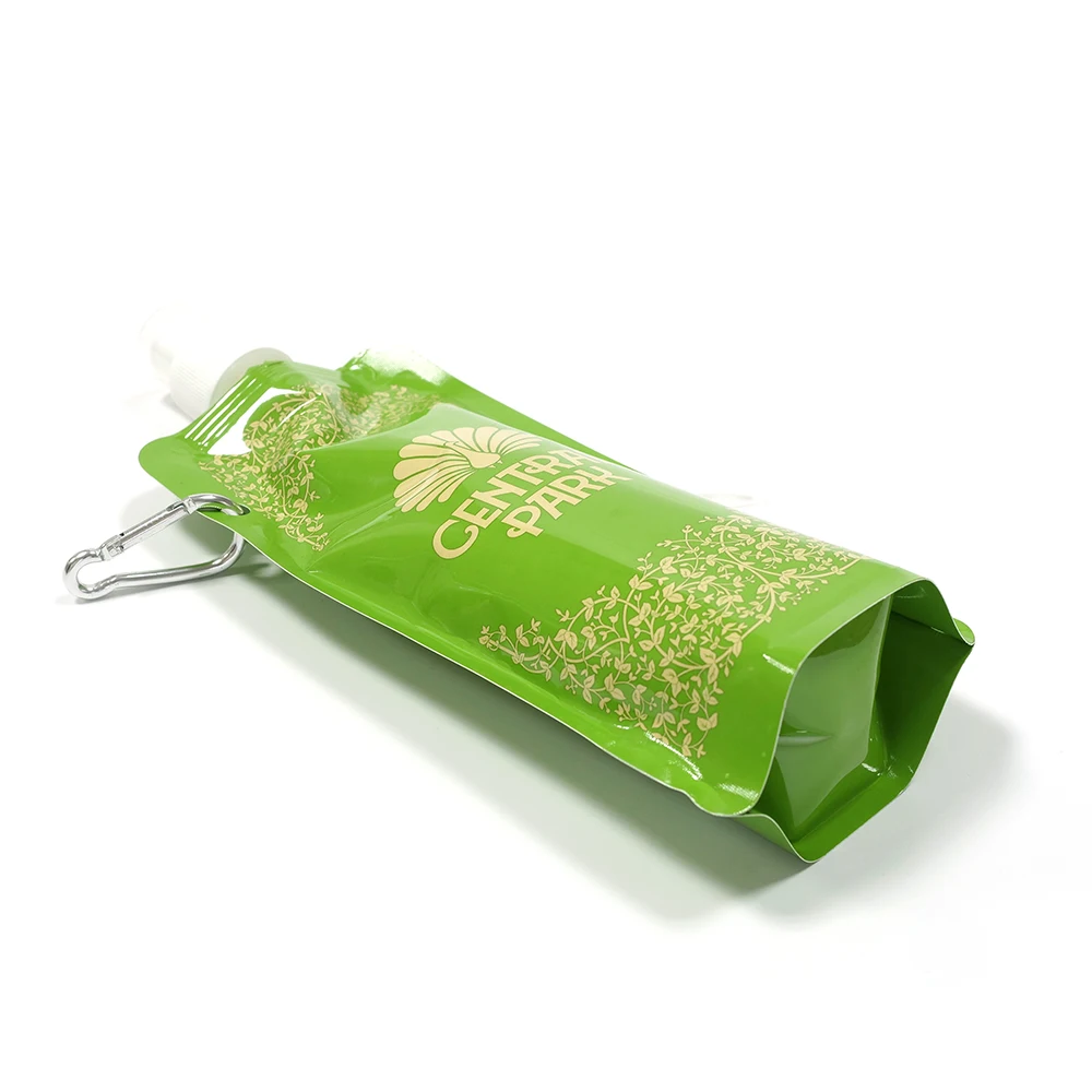 Ny/pe Plastic Bottle Shaped Pouch For Mineral Water Beverage Drinking