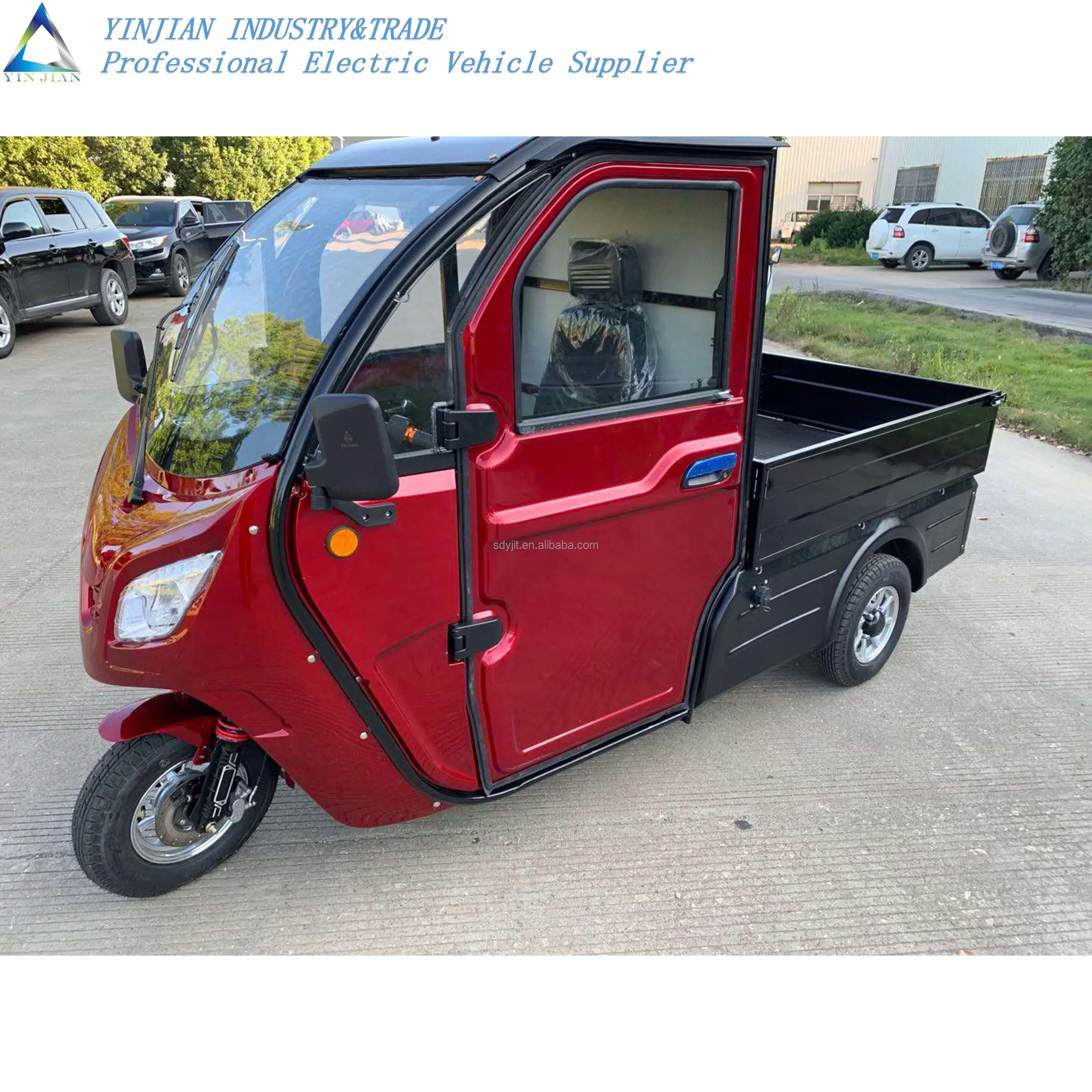 Electric Tricycle Enclosed Tricycle Truck Electric Trike 3 Wheel Cargo