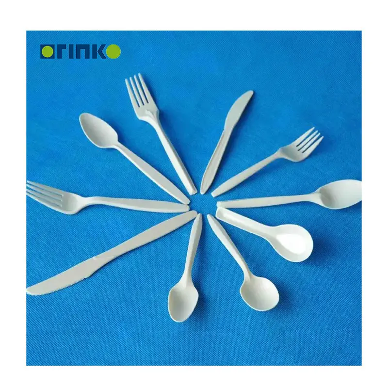 

ORINKO pla biodegradable color changing plastic spoon, White
